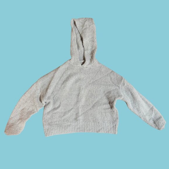 🩶 The Group by Babaton Alpaca Wool Blend Knit Hoodie (Size 2) - Picture 2 of 7